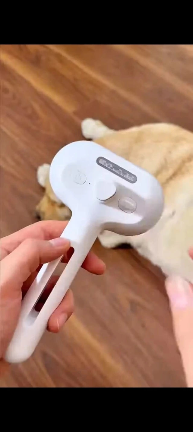Cepillo vaporizador para Mascotas 3 en 1, CEPILLO DE VAPOR para el cuidado