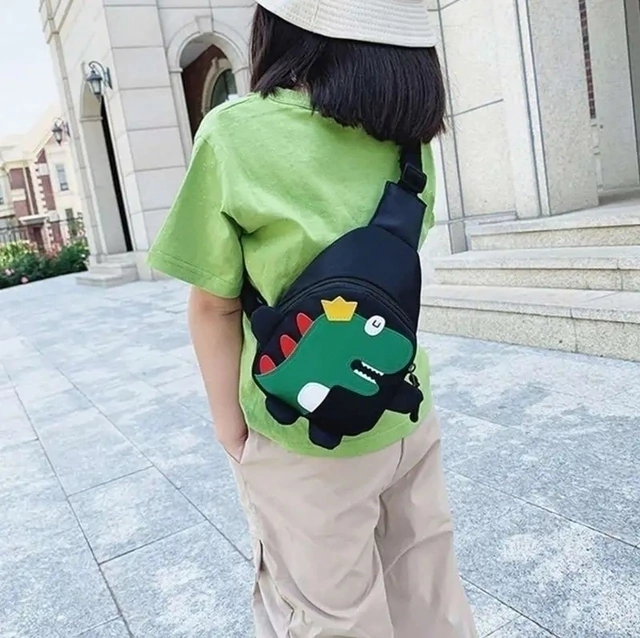 Bandolera Infantil Dinosaurio Bolso Colgante Para Niños
