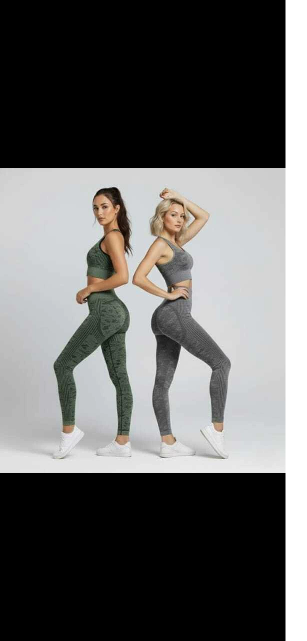 6 Conjuntos Gym Mujer Animal Print Lycra Premium Deportiva