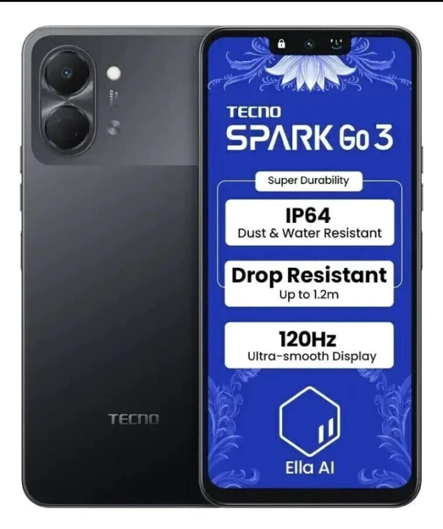 Smartphone Tecno Spark Go 3 Modelo 2024 - Diseño Premium y Rendimiento Fluido