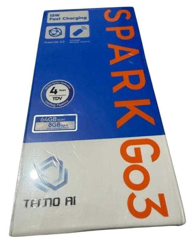 Smartphone Tecno Spark Go 3 Modelo 2024 - Diseño Premium y Rendimiento Fluido