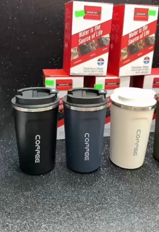 Vaso Térmico Coffee de Acero Inoxidable - Conserva Frío y Calor