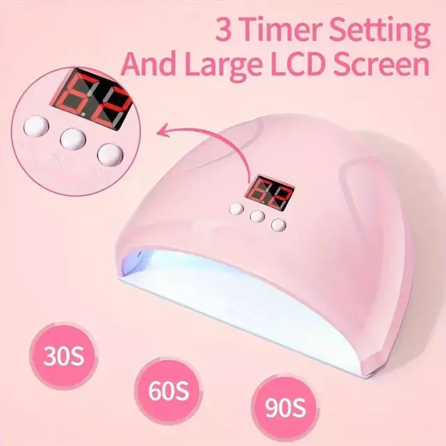 KIT - Juego de manicura, Taladro eléctrico USB para uñas, Kit de lima