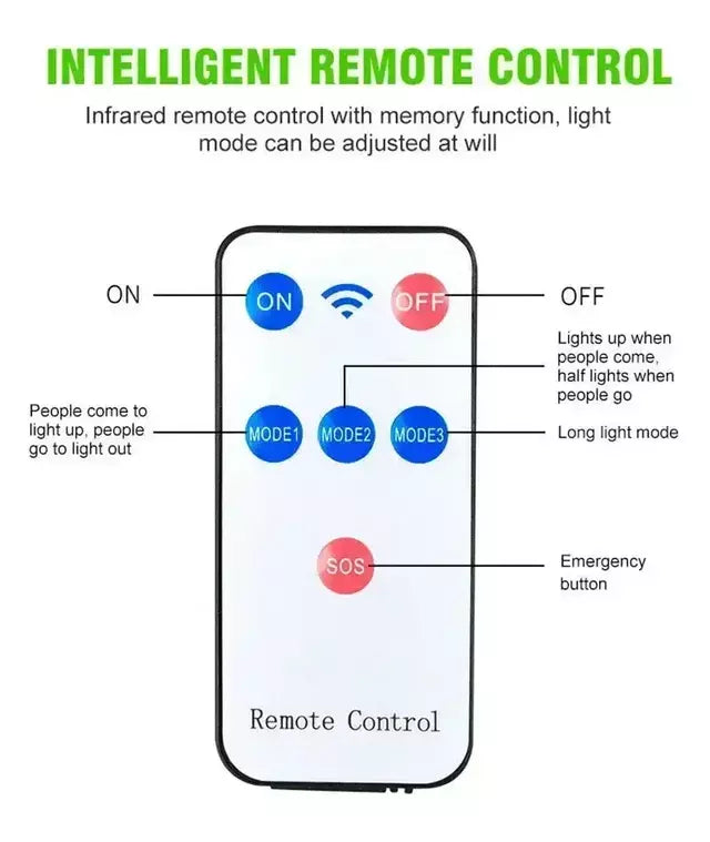 Lámparas solares de jardín, Sensor de Movimiento